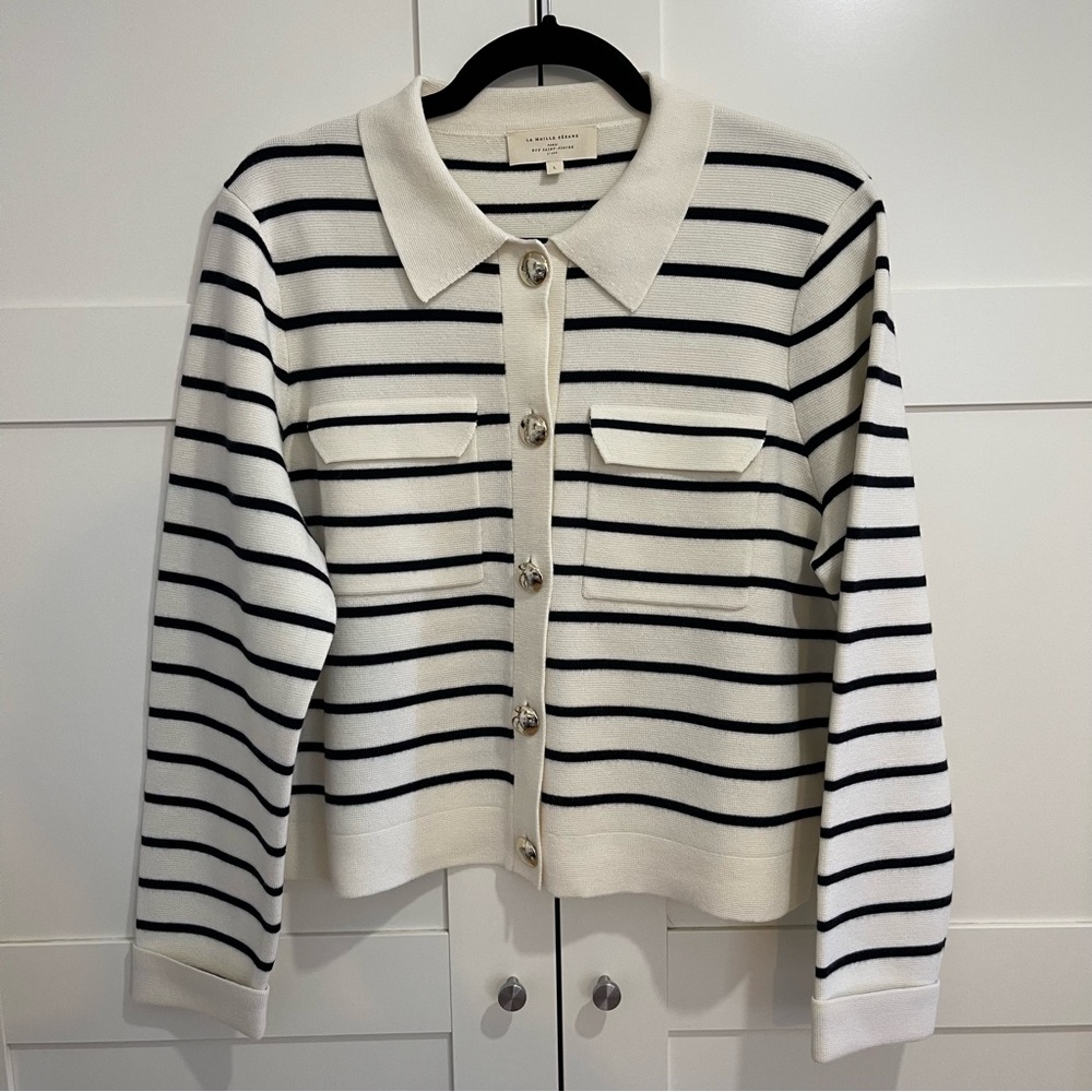 NWOT Sezane Betty Cardigan - Striped - Size L
